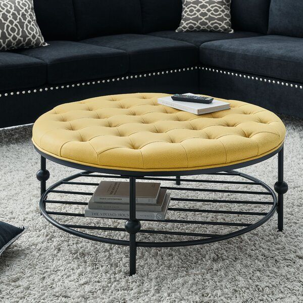 36 Inch Round Ottoman | Wayfair Pertaining To 36 Inch Round Ottomans (View 2 of 15)