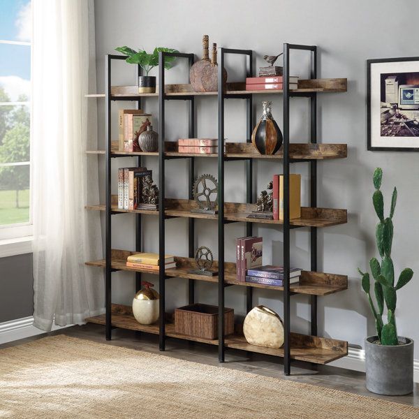 5 Tier Bookcase | Wayfair Pertaining To Five Tier Bookcases (View 8 of 15)