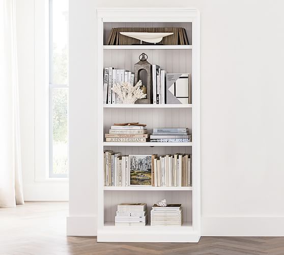 Aubrey Bookcase | Pottery Barn Throughout Solid White Bookcases (View 7 of 15)