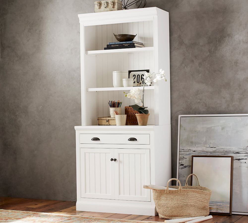 Aubrey Bookcase With Doors | Pottery Barn Throughout Bookcases With Doors (View 15 of 15)