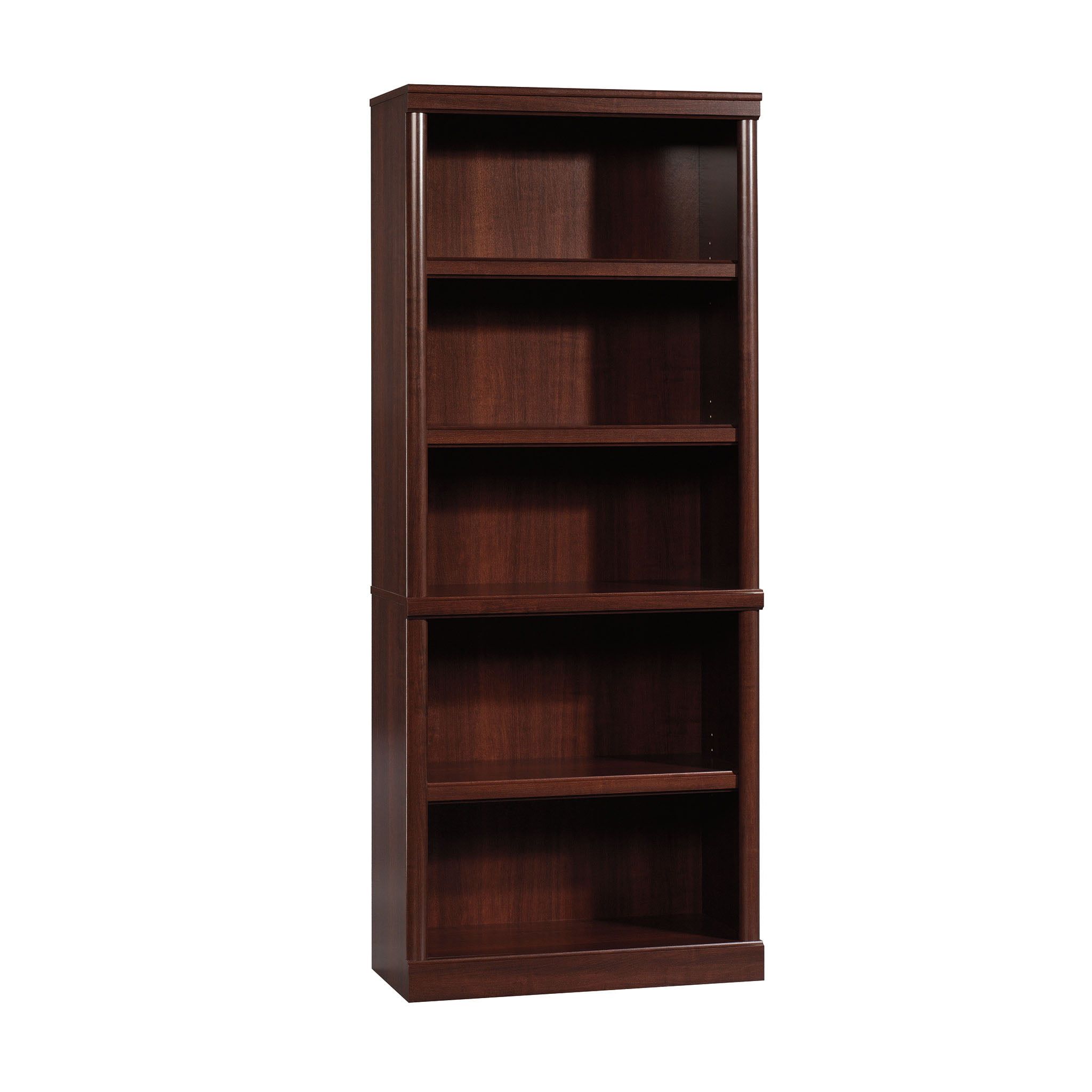 Better Homes & Gardens 71" Ashwood Road 5 Shelf Bookcase, Select Cherry  Finish – Walmart Intended For Five Shelf Bookcases With Drawer (View 1 of 15)