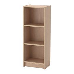 Billy Bookcase White Stained Oak Veneer 40x28x106 Cm | Ikea Lietuva Pertaining To Oak Bookcases (View 10 of 15)