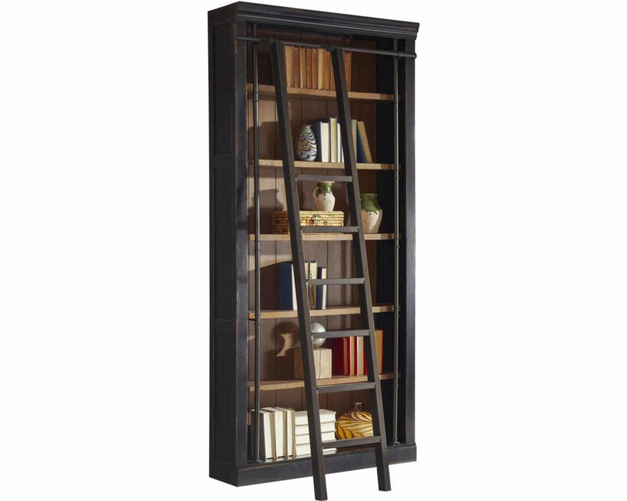 Bookcase With Ladder – Martin Furniture Inside 72 Inch Bookcases With Cabinet (View 11 of 15)