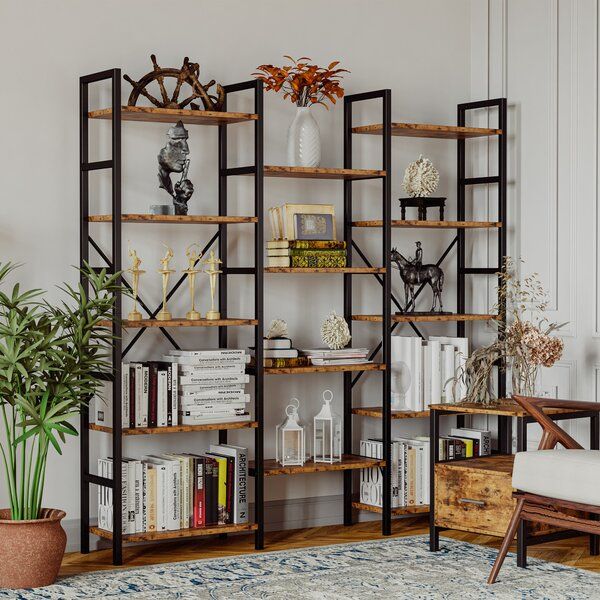 Bookcase With Storage | Wayfair Inside Minimalist Open Slat Bookcases (View 1 of 15)