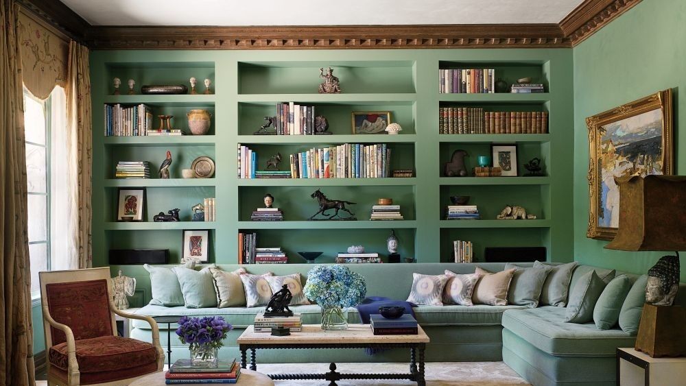 Bookshelf Paint Ideas And Inspiration | Architectural Digest Inside Natural Black Bookcases (View 12 of 15)