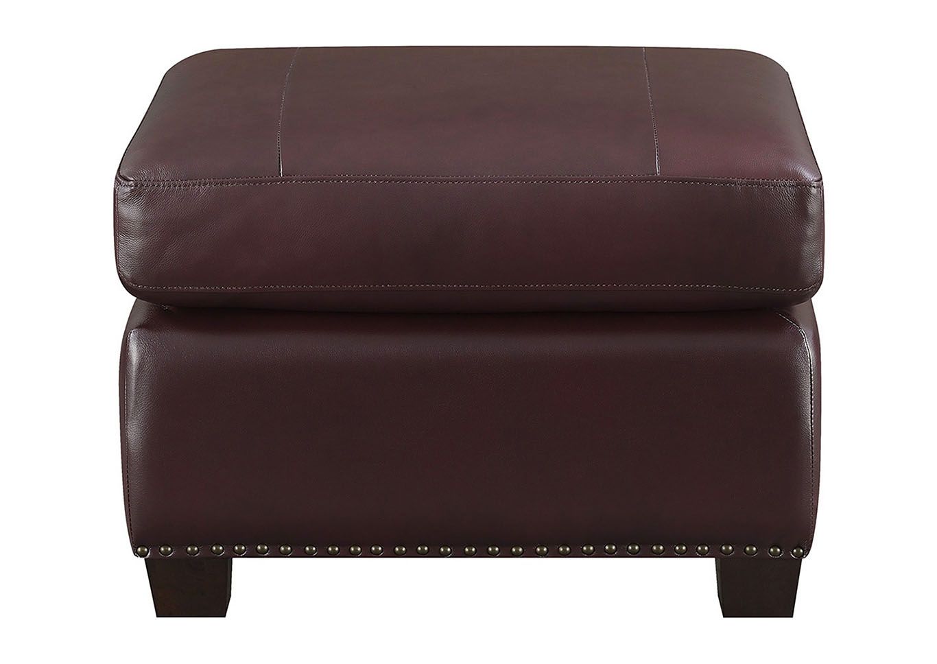 Burgundy Leather Ottoman Store, Save 57% (View 9 of 15)