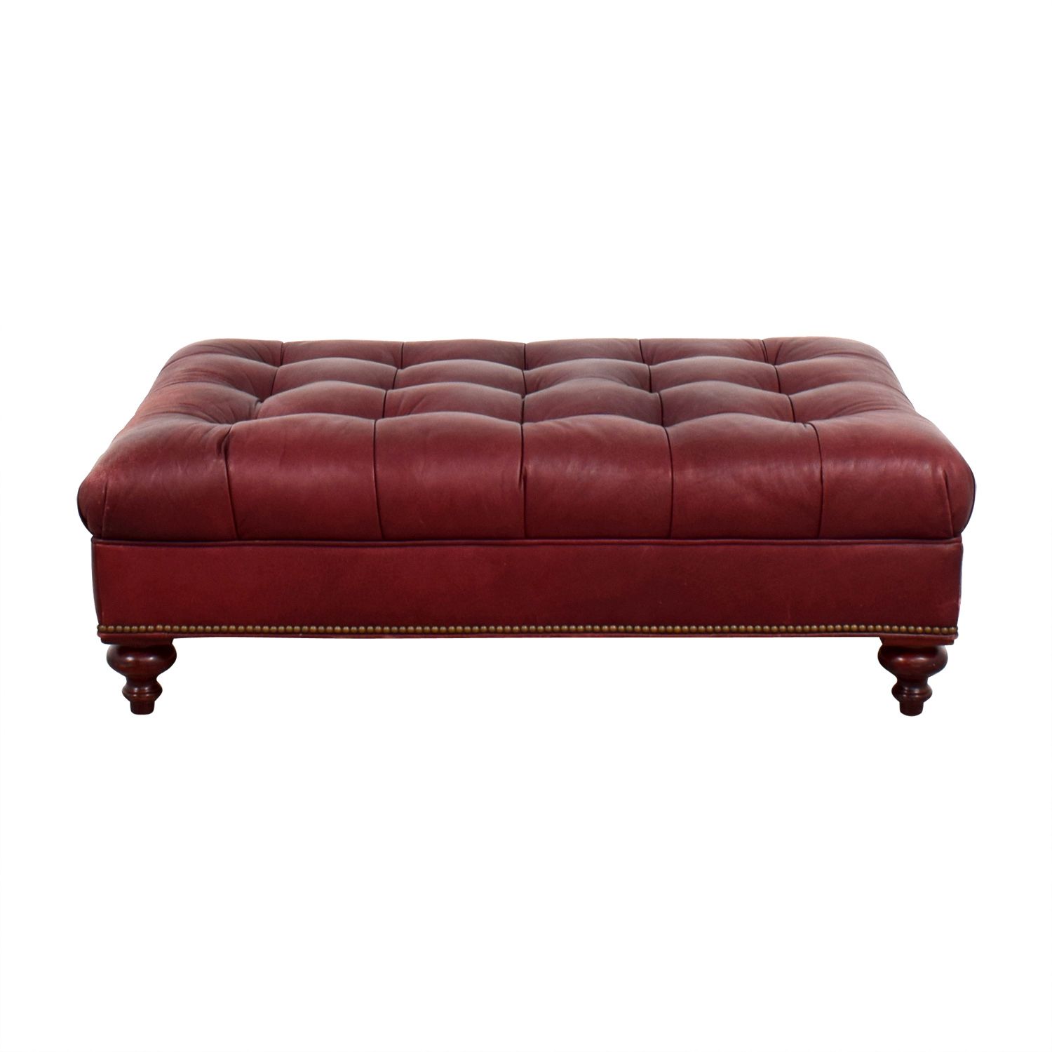 Burgundy Leather Ottoman Store, Save 57% (View 13 of 15)