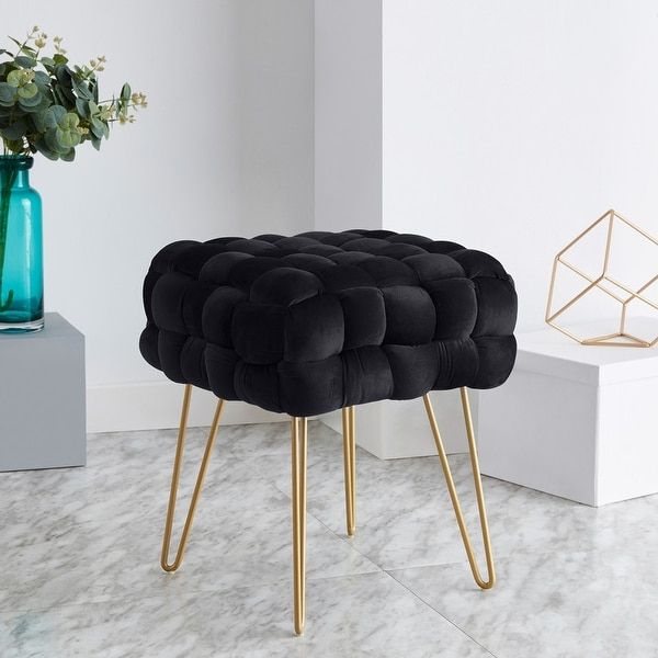 Buy Black Ottomans & Storage Ottomans Online At Overstock | Our Best Living  Room Furniture Deals For Black Ottomans (View 5 of 15)