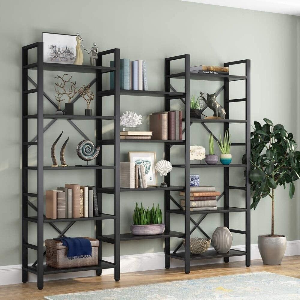Buy Brown Bookshelves & Bookcases Online At Overstock | Our Best Living  Room Furniture Deals Inside Brown Metal Bookcases (View 10 of 15)