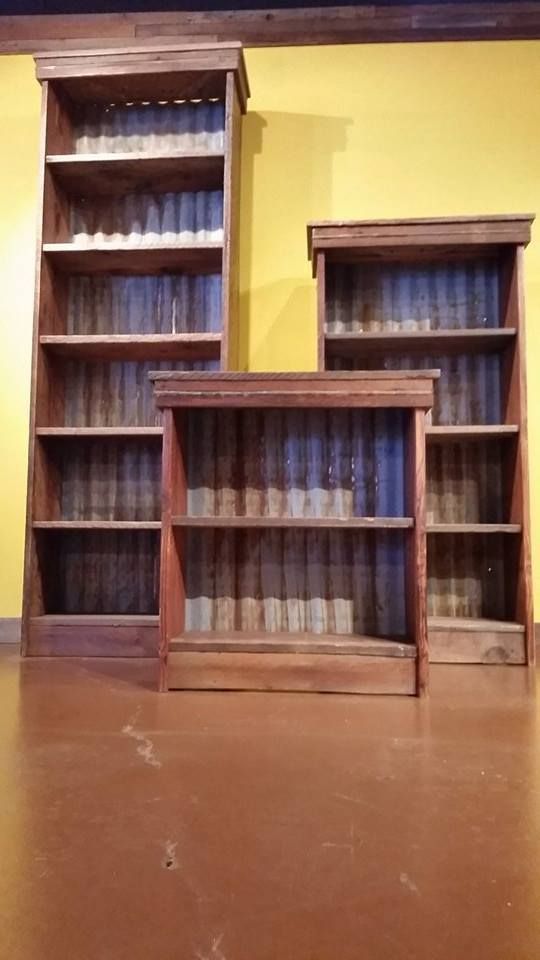 Buy Custom Rustic Reclaimed Barnwood Bookcase / Shelves, Made To Order From  American Woodworx Llc | Custommade Throughout Barnwood Bookcases (View 9 of 15)