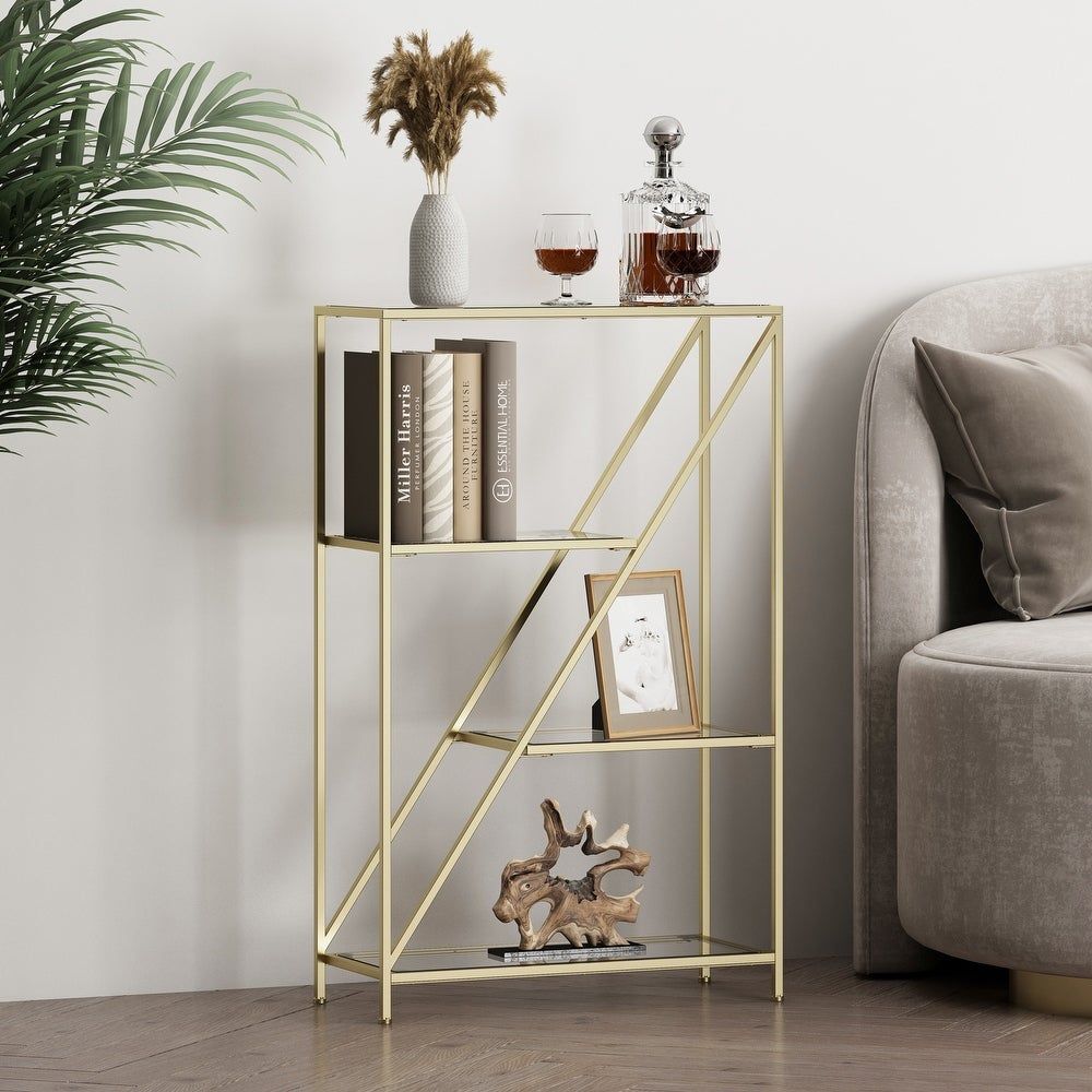Buy Glass Bookshelves & Bookcases Online At Overstock | Our Best Living  Room Furniture Deals For Bookcases With Tempered Glass (View 4 of 15)