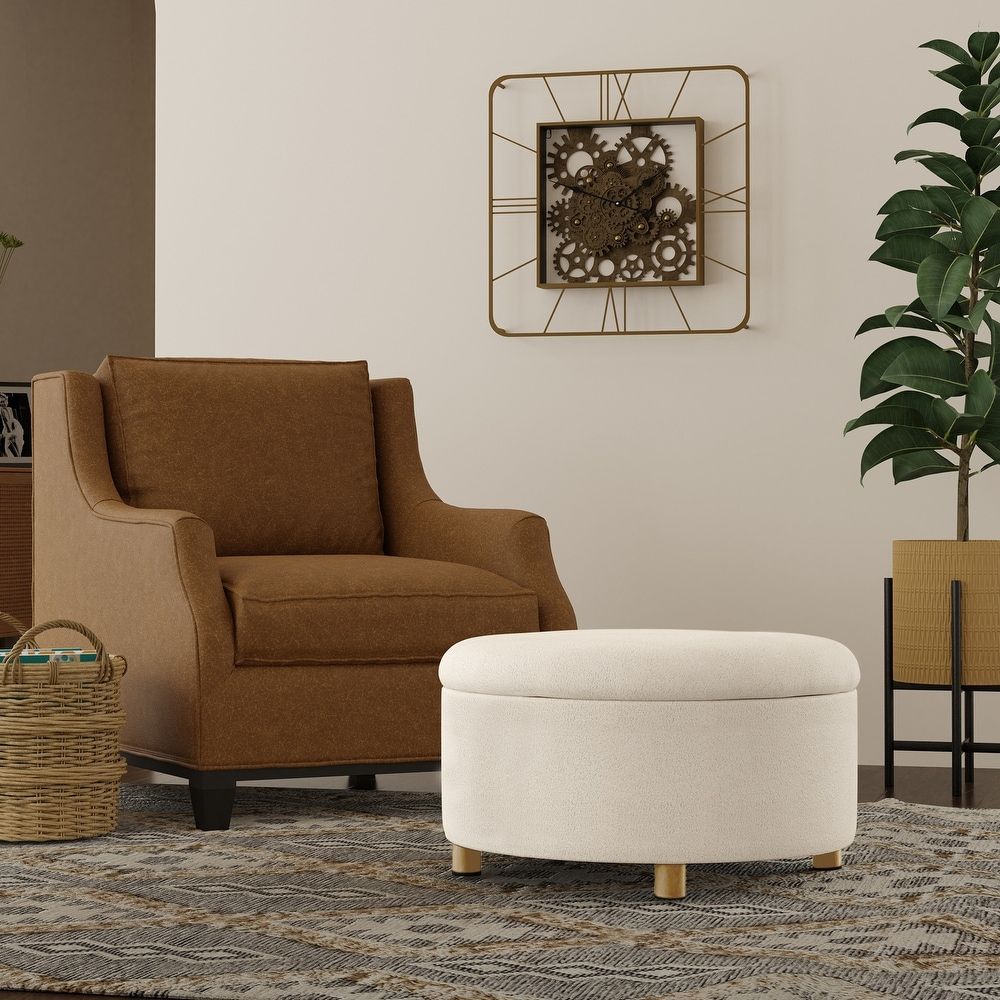 Buy Upholstered Ottomans & Storage Ottomans Online At Overstock | Our Best  Living Room Furniture Deals With Regard To Upholstered Ottomans (View 10 of 15)