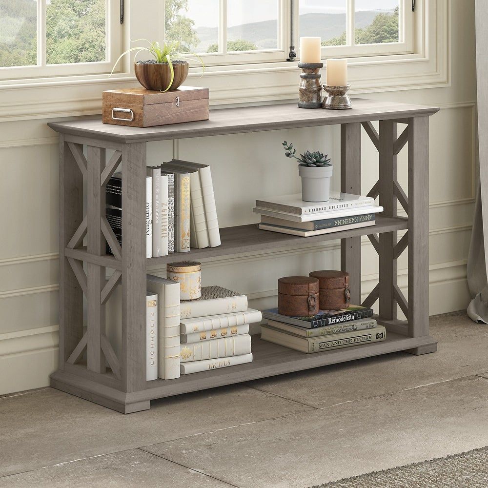 Buy White Console Tables Online At Overstock | Our Best Living Room  Furniture Deals With Regard To White Console Bookcases (View 9 of 15)