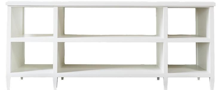 Camille Raffia Top White Console Table In White Console Bookcases (View 10 of 15)