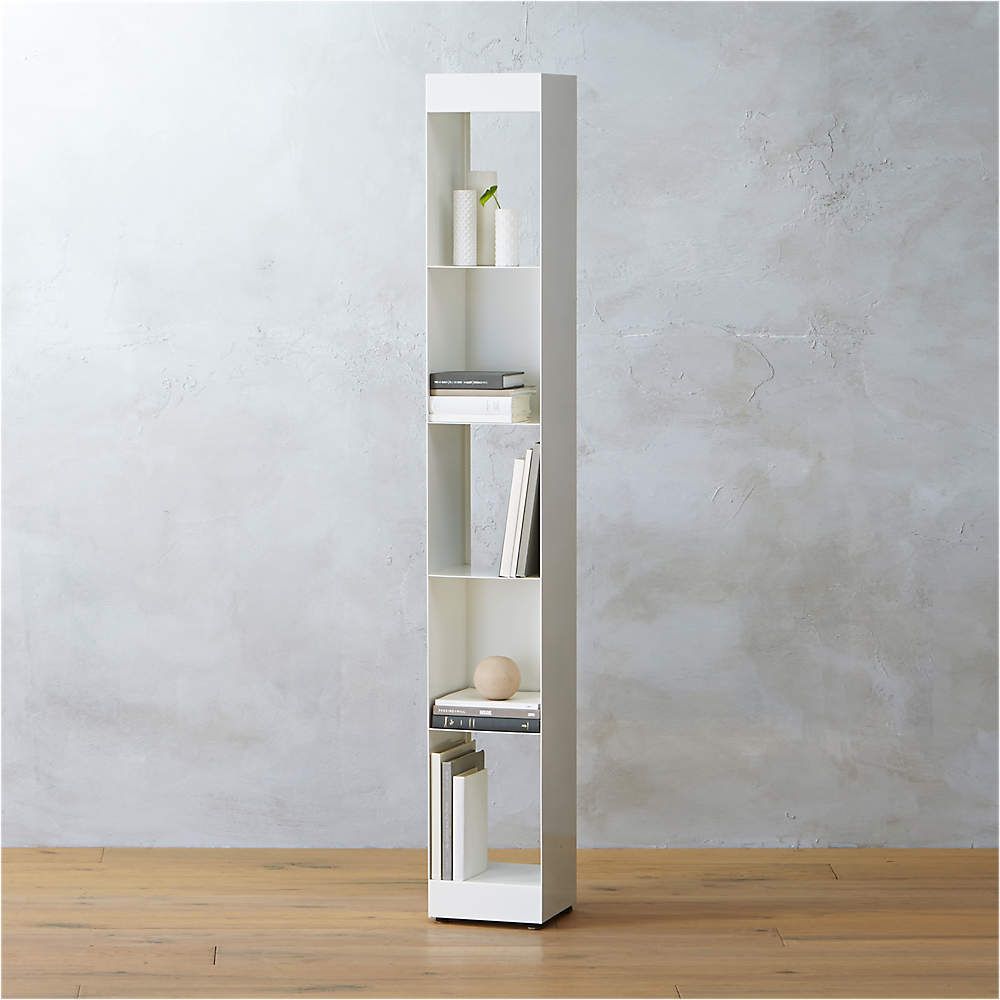 Carlson Ii Modern Narrow Storage Tower + Reviews | Cb2 Inside Tower Bookcases (View 13 of 15)