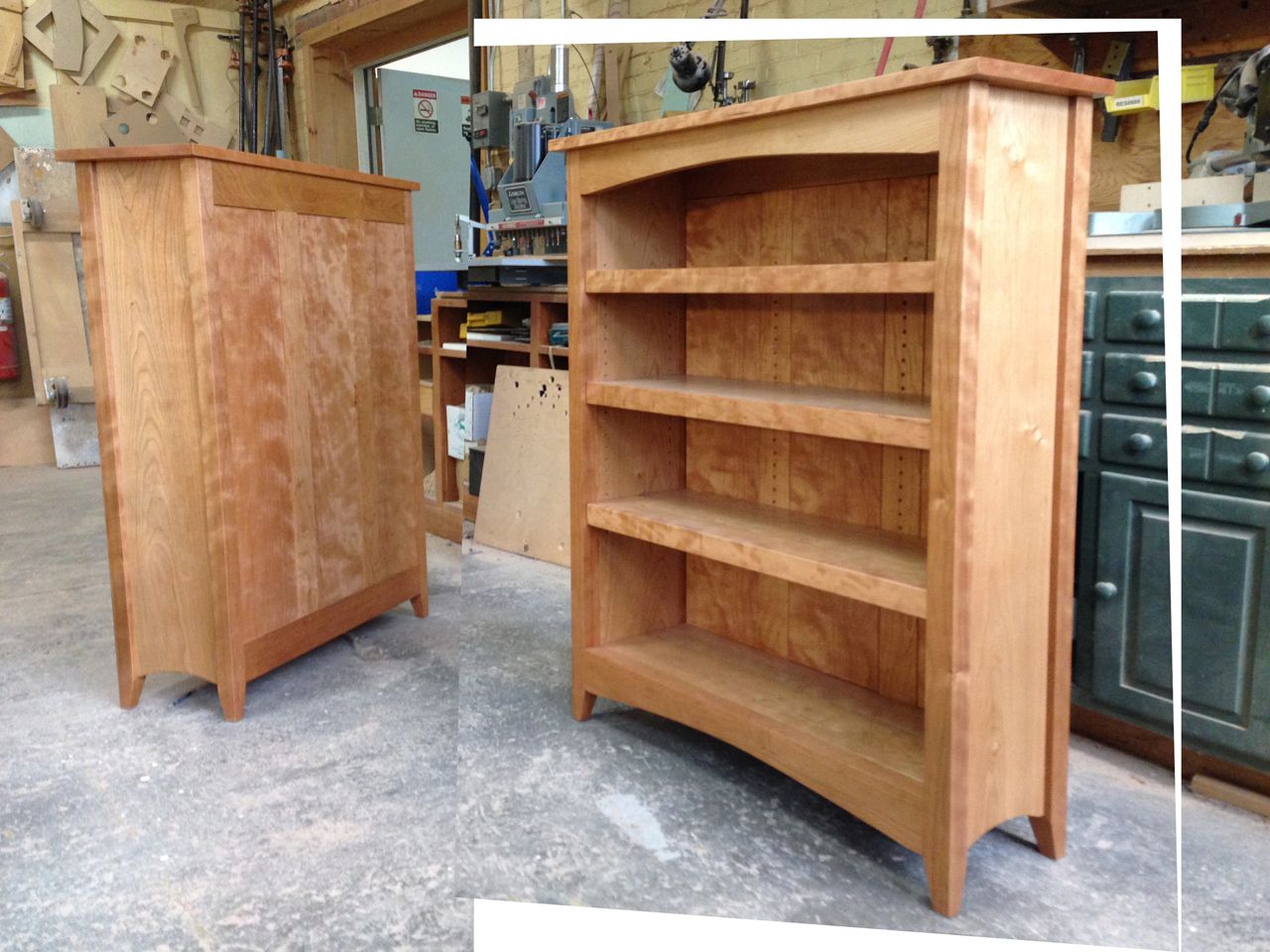 Cherry Bookcase – Bookcase With Adjustable Shelves With Regard To Cherry Bookcases (View 9 of 15)