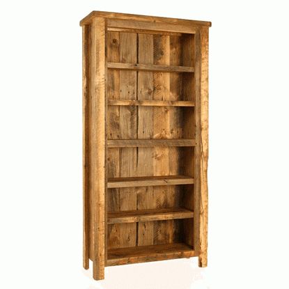 Colorado Reclaimed Wood Bookcase|log Cabin Rustics Throughout Barnwood Bookcases (View 4 of 15)
