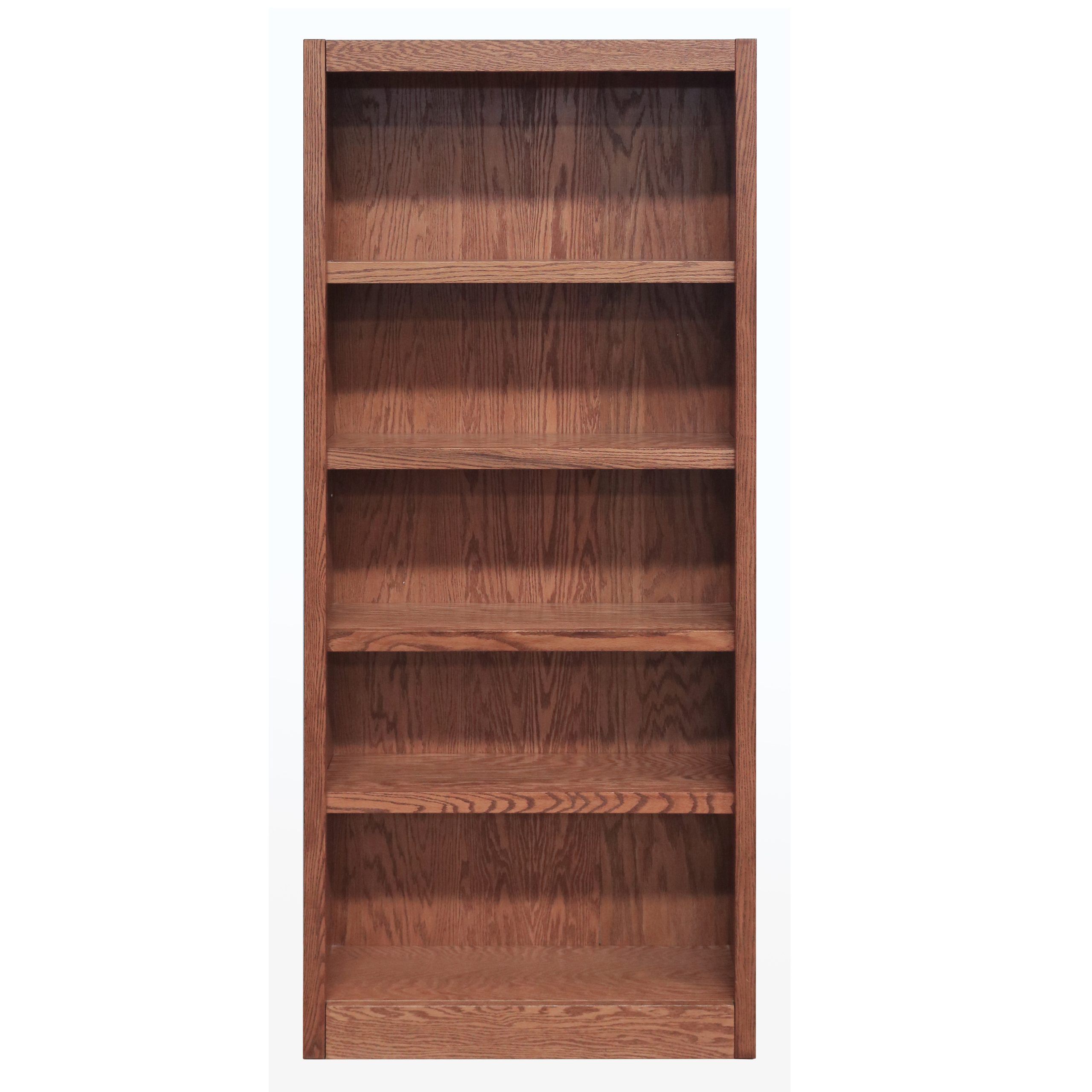 Concepts In Wood 5 Shelf Wood Bookcase, 72 Inch Tall – Espresso Finish –  Walmart Pertaining To 72 Inch Bookcases (View 2 of 15)