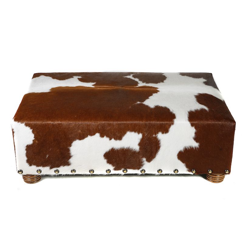 Cowhide Footstools And Ottomans | Zulucow Intended For White Cow Hide Ottomans (View 14 of 15)