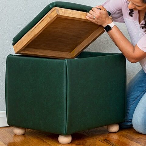 Diy Storage Ottoman Cube With Tray Top – Build Plans – Anika's Diy Life Pertaining To Storage Ottomans With Reversible Trays (View 15 of 15)