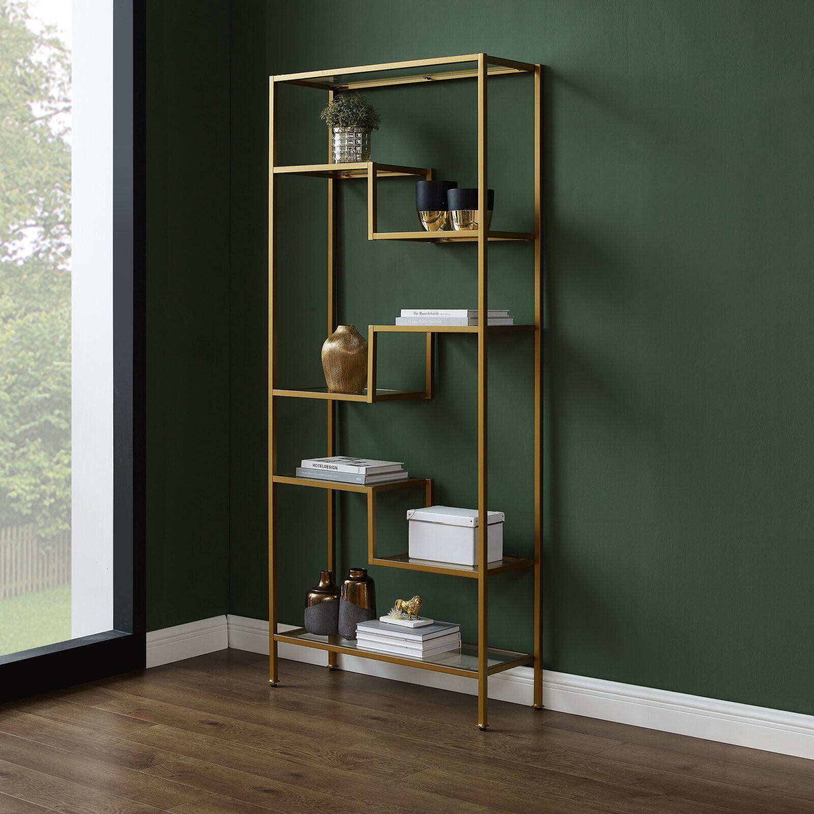 Gold Bookcases – Ideas On Foter Inside Gold Bookcases (View 2 of 15)