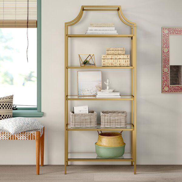 Gold Bookshelf | Wayfair In Gold Bookcases (View 15 of 15)