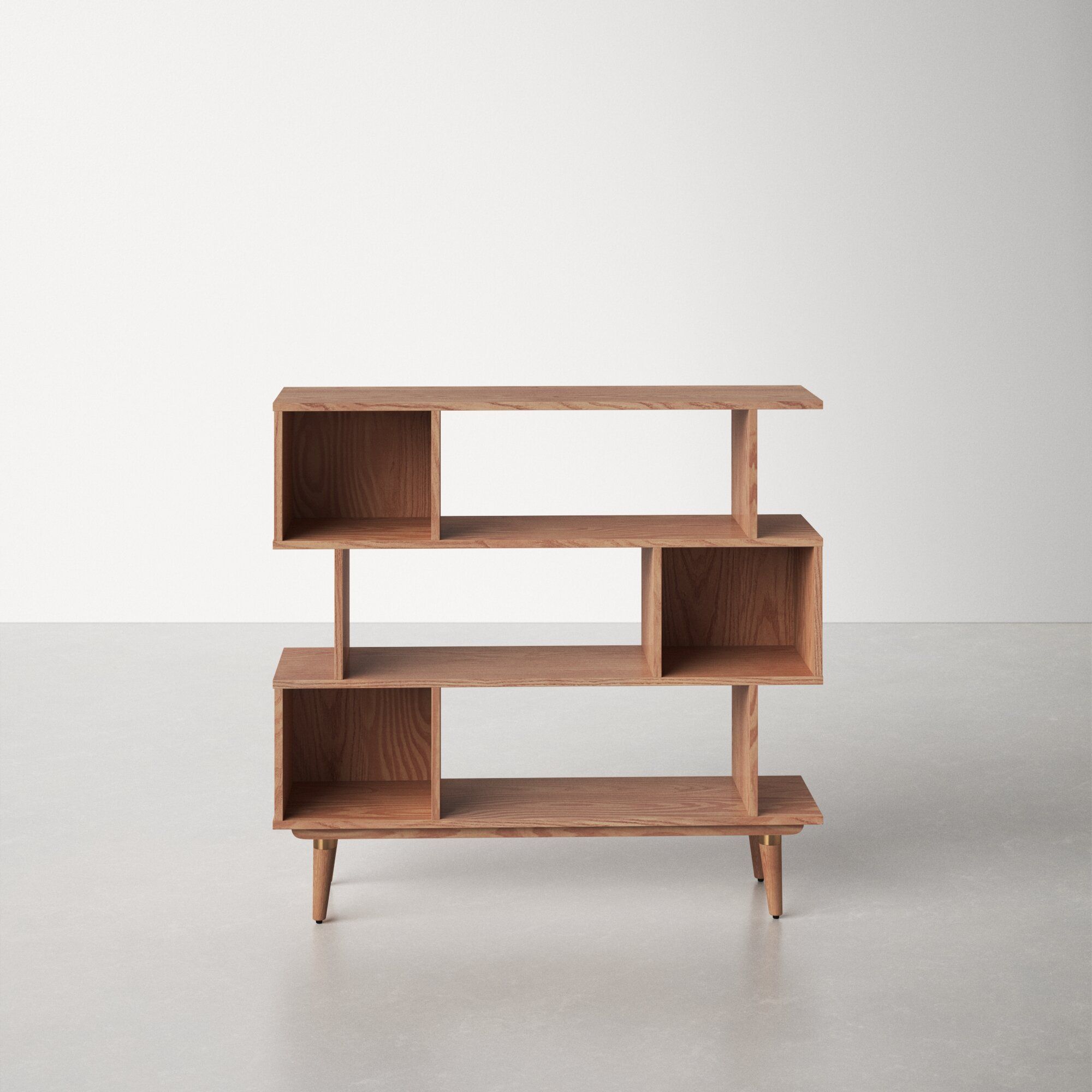 Harmon Geometric Bookcase | Allmodern Within Geometric Bookcases (View 7 of 15)