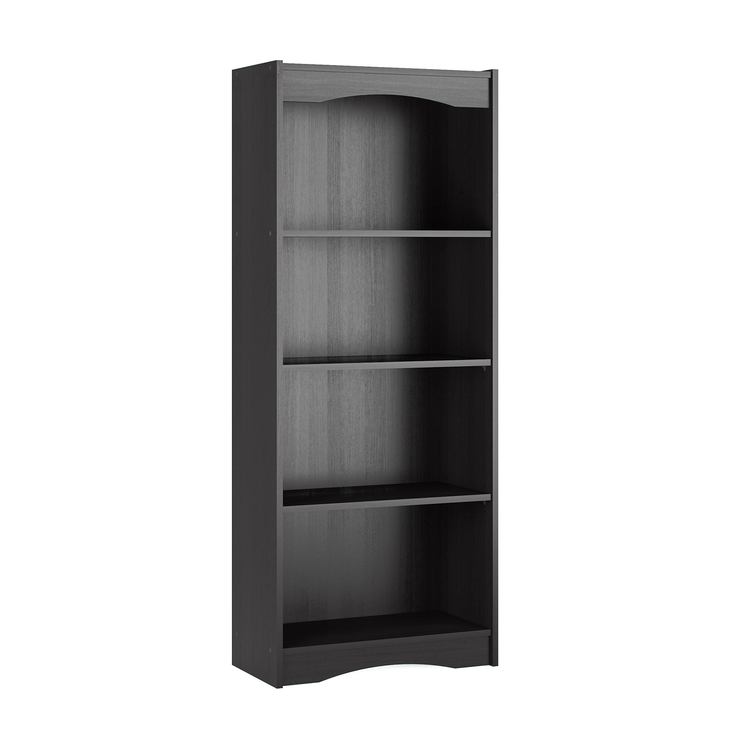 Hawthorn 60" Tall Adjustable Bookcase – Walmart Pertaining To 60 Inch Bookcases (View 2 of 15)