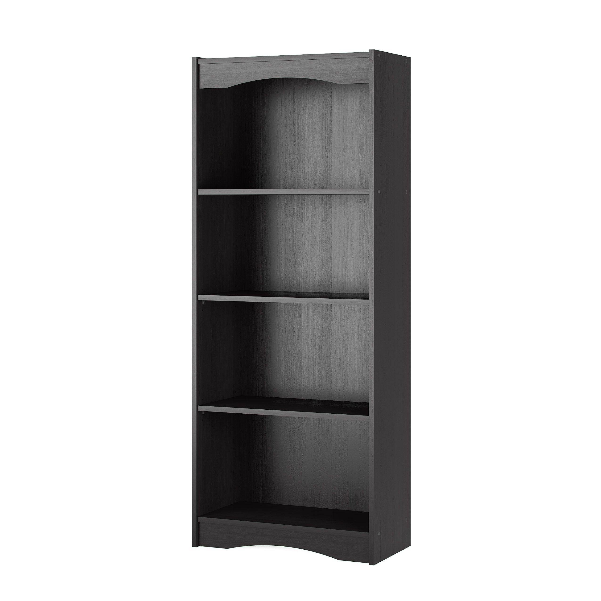 Hawthorn 60" Tall Adjustable Bookcase – Walmart Throughout 60 Inch Bookcases (View 10 of 15)