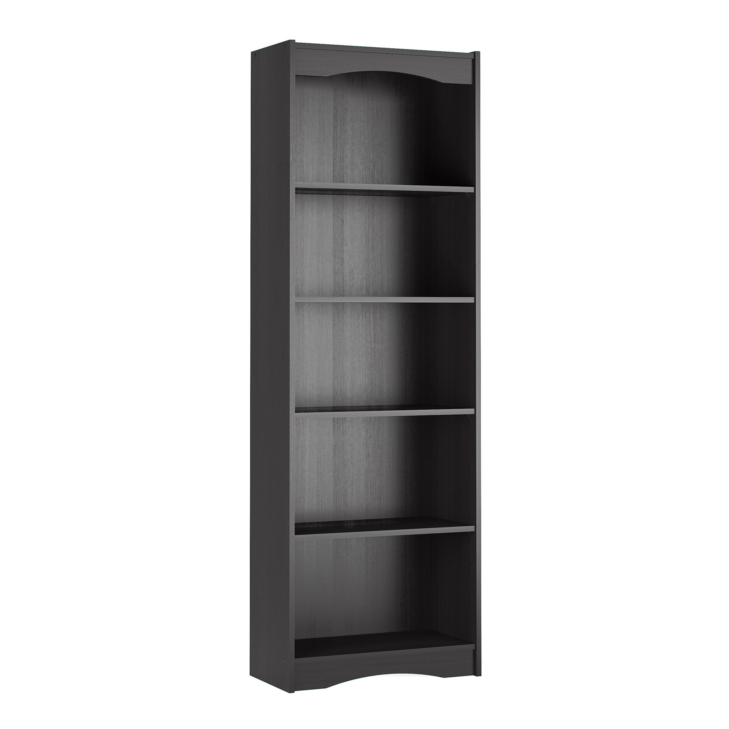 Hawthorn 72" Tall Adjustable Bookcase – Walmart Regarding 72 Inch Bookcases With Cabinet (View 7 of 15)