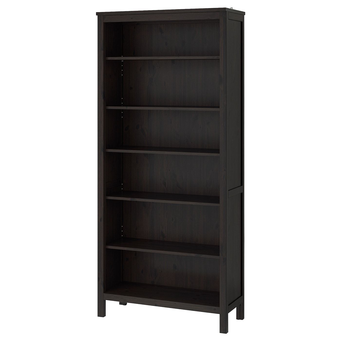 Hemnes Bookcase, Black Brown, 35 3/8x77 1/2" – Ikea Intended For Natural Black Bookcases (View 4 of 15)