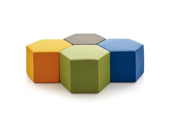 Hex Ottoman – Winya With Hexagon Ottomans (View 13 of 15)