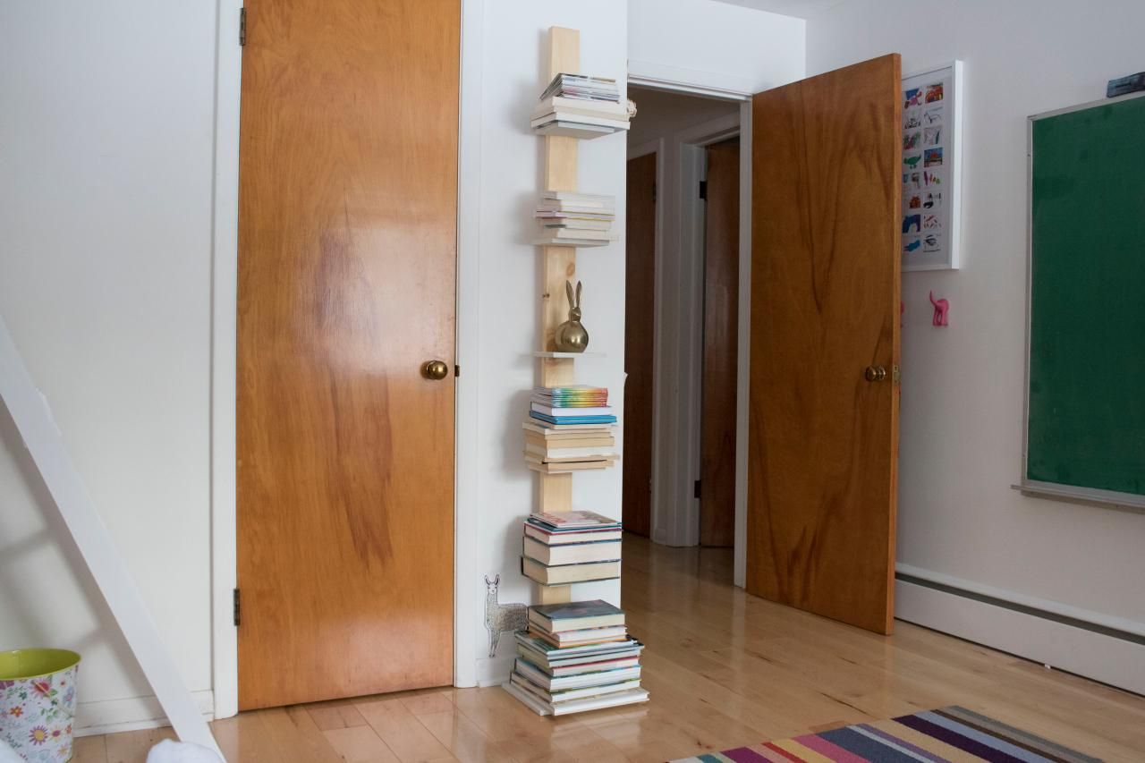 How To Build A Tower Bookshelf | Hgtv With Spine Tower Bookcases (View 4 of 15)