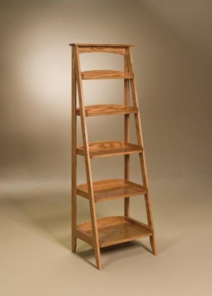 Ladder Bookshelf From Dutchcrafters Amish Furniture Pertaining To Wooden Ladder Bookcases (View 5 of 15)