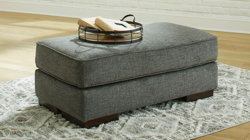 Lessinger Ottoman – Pewter Gray | Home Furniture Plus Bedding And Mattress  Center Inside Matte Grey Ottomans (View 13 of 15)