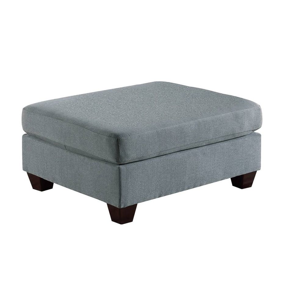 Linen Like Fabric Upholstered Cocktail Ottoman – Overstock – 33761664 Pertaining To Fabric Upholstered Ottomans (View 13 of 15)