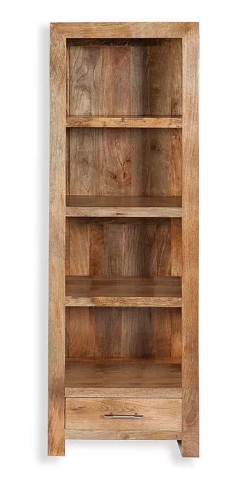 Mango Wood Tall Cube Bookcase – Simpson Furniture Ltd Intended For Mango Wooden Bookcases (View 3 of 15)