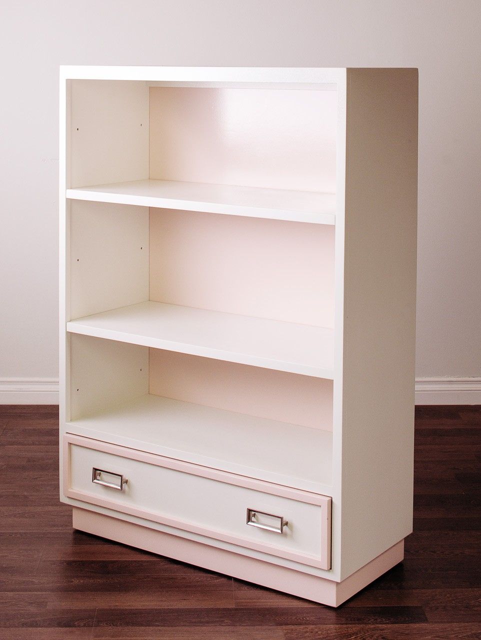 Max Bookcase In Light Pink And Whitenewport Cottages With Light Pink Bookcases (View 6 of 15)