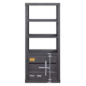 Metal – Black – Bookcases & Bookshelves – Home Office Furniture – The Home  Depot In Gun Metal Black Bookcases (View 11 of 15)