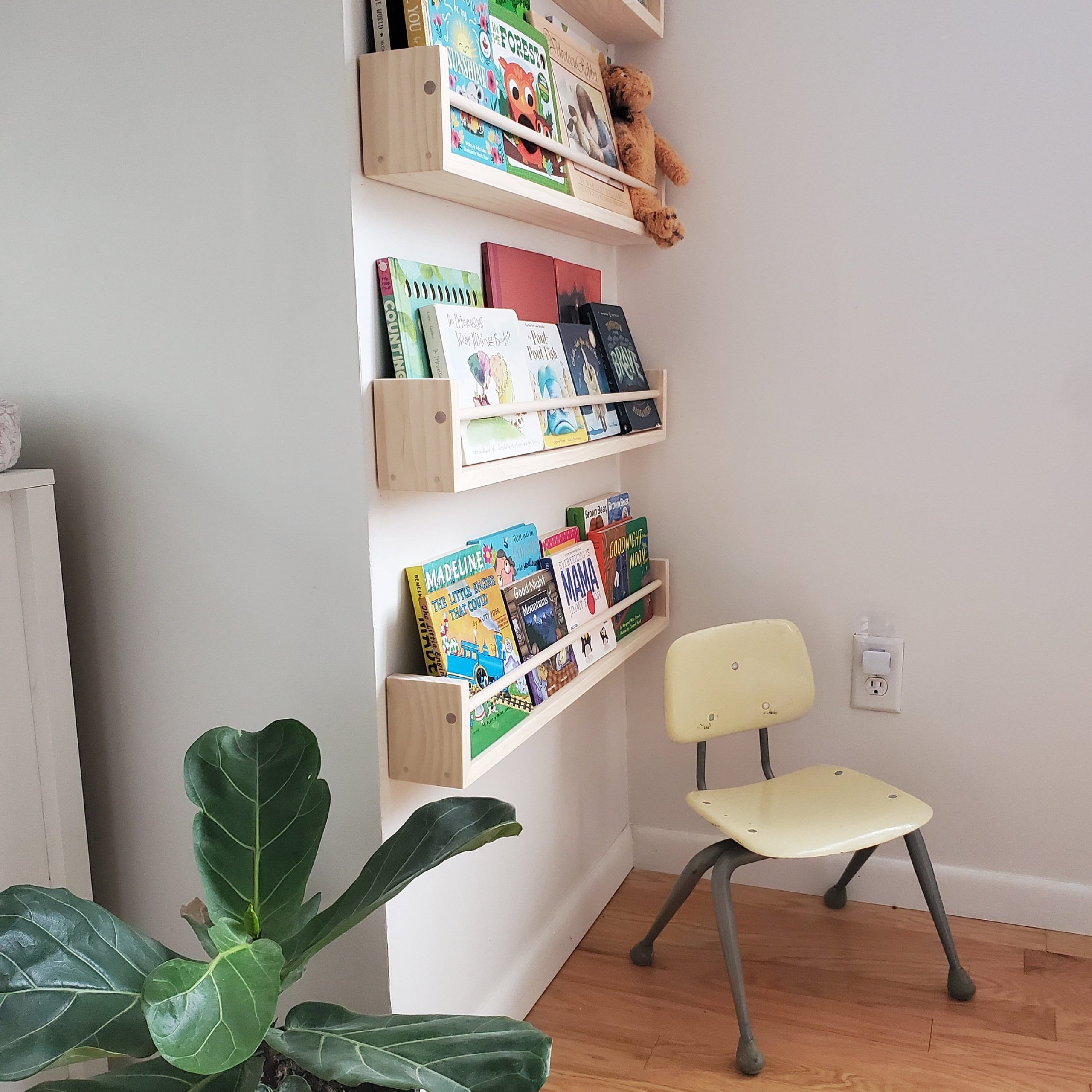 Natural Bookshelves – Etsy Regarding Natural Handmade Bookcases (View 14 of 15)
