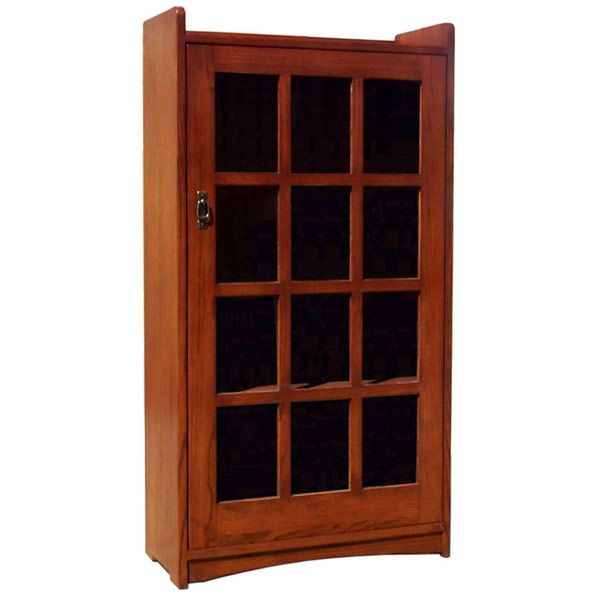 One Door Mission Bookcase | Bookcases | Barn Furniture For Single Door Bookcases (View 5 of 15)