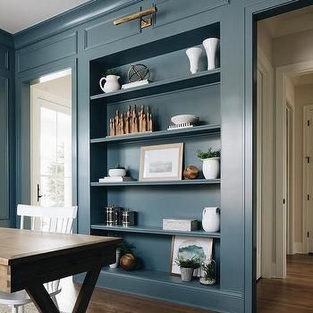 Peacock Blue Bookcase Design Ideas In Blue Wood Bookcases (View 5 of 15)