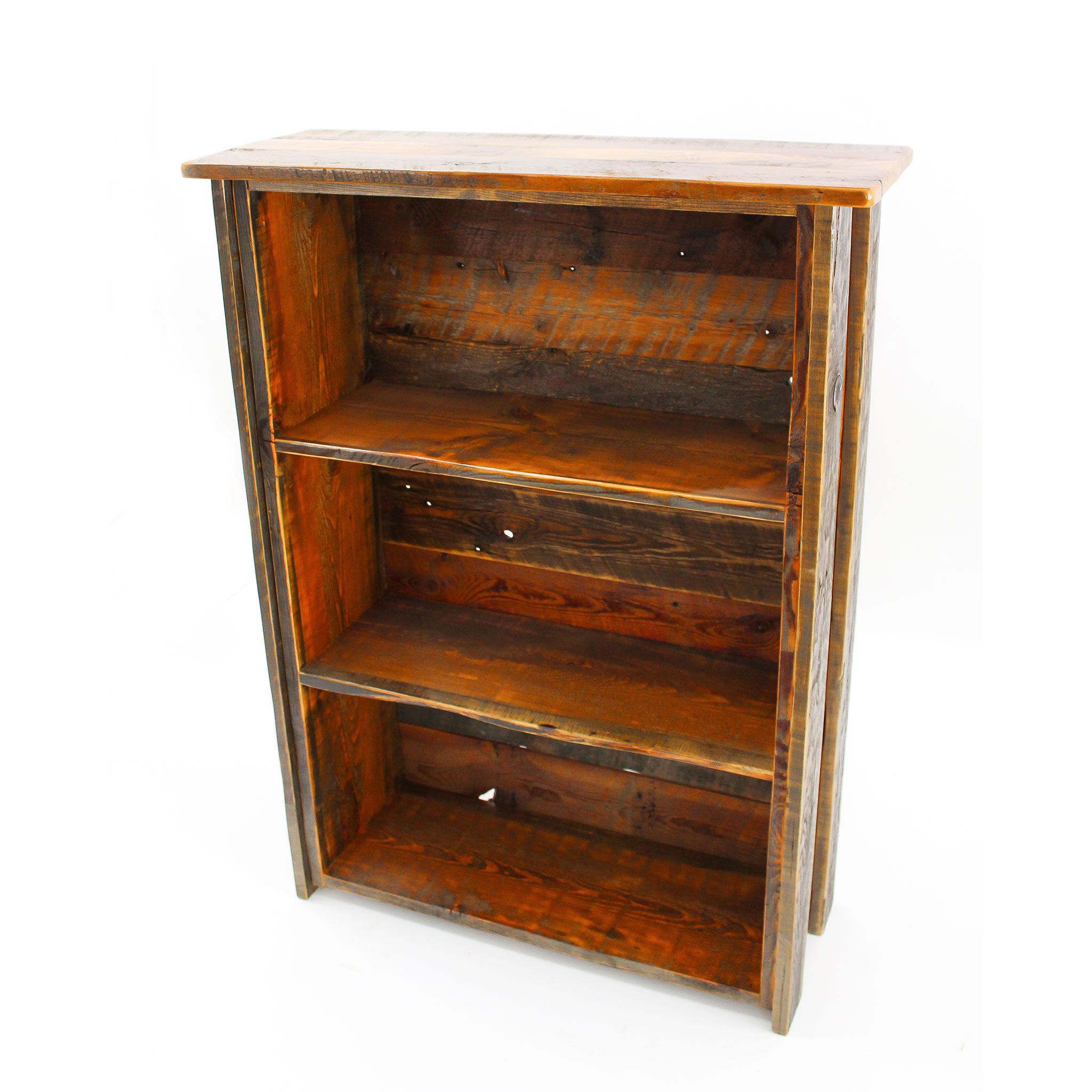 Reclaimed Wood Bookshelf | Four Corner Furniture | Bozeman Mt Throughout Barnwood Bookcases (View 8 of 15)