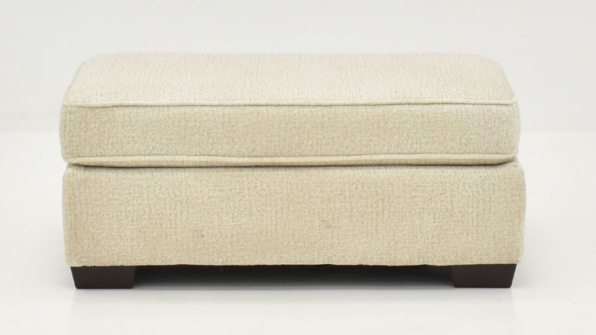 Ritzy Ottoman – Off White | Home Furniture Plus Bedding And Mattress Center Within Off White Ottomans (View 11 of 15)