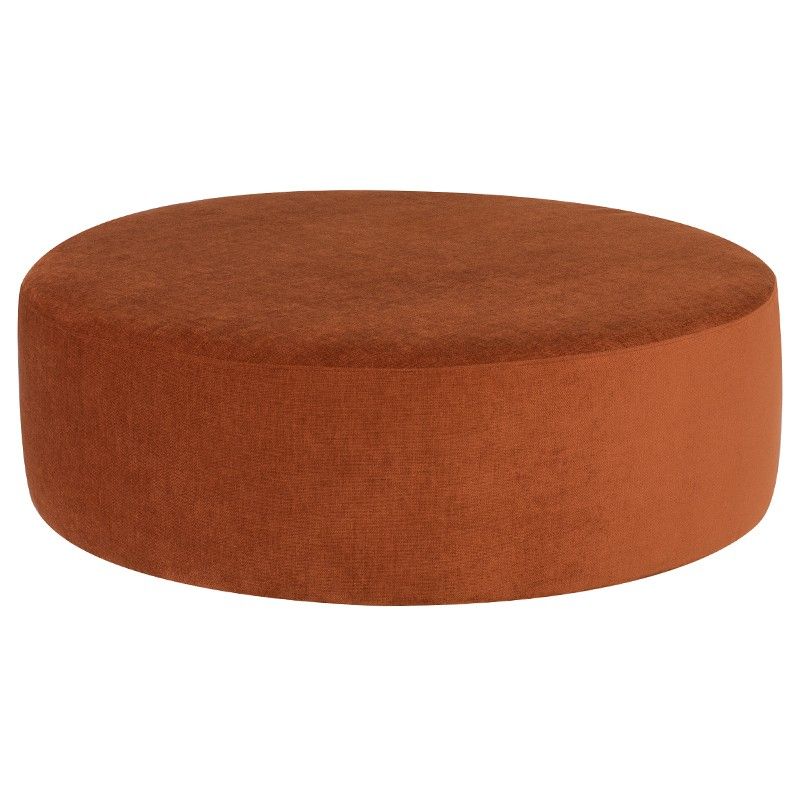 Roberta Ottoman Brown 🔍 Find Modern Ottomans At 🏡 Create Comfort Intended For Terracotta Ottomans (View 13 of 15)