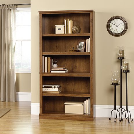 Sauder Select | 5 Shelf Bookcase | 410367 | Sauder Pertaining To Five Shelf Bookcases With Drawer (View 3 of 15)
