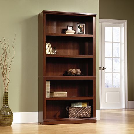 Sauder Select | 5 Shelf Bookcase | 412835 | Sauder In Bookcases With Five Shelves (View 6 of 15)