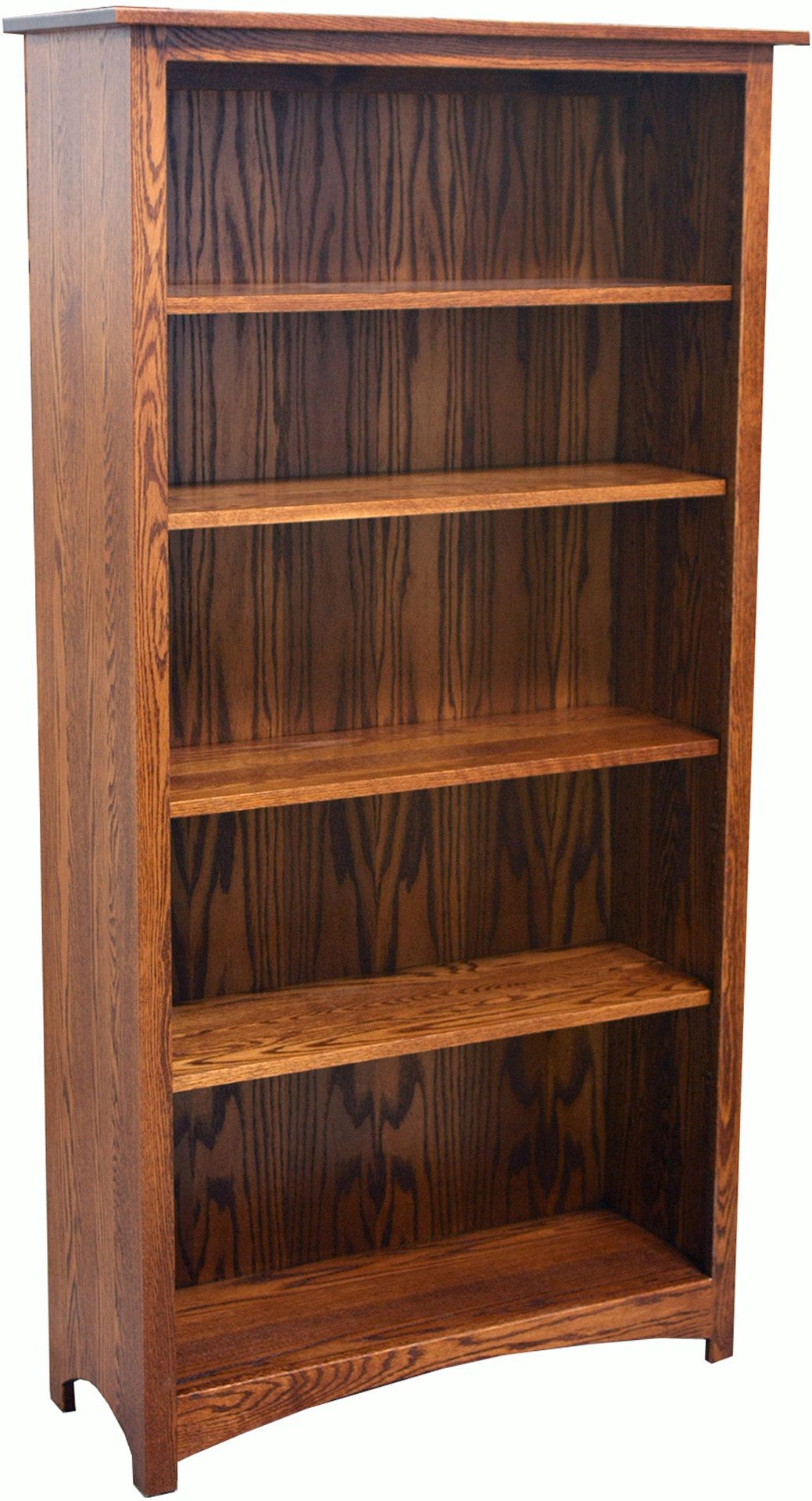 Shaker 39 Inch Bookcase | Amish Bookcase | Solid Hardwood Bookcase With 39 Inch Bookcases (View 1 of 15)