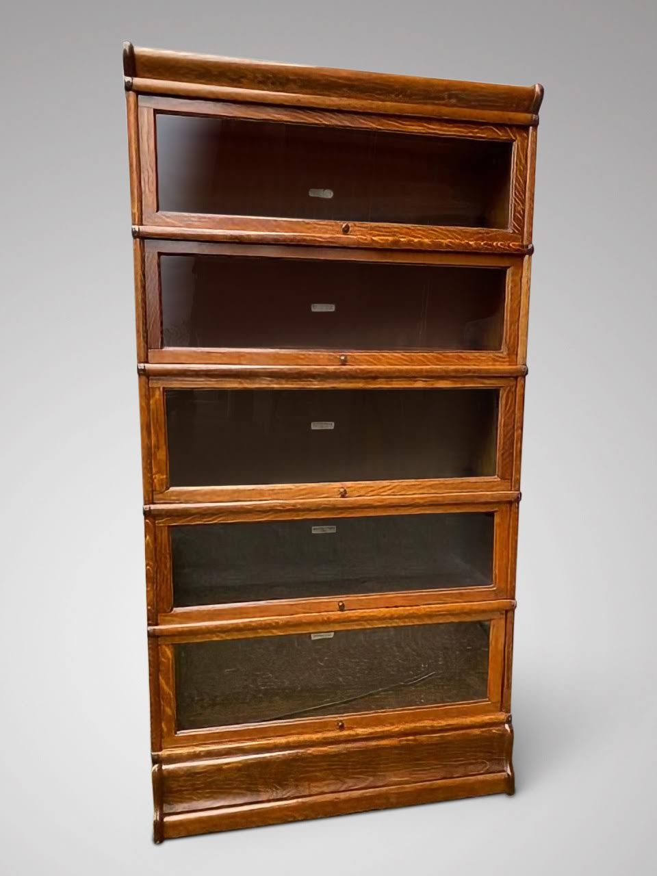 Sold/antique Tall Oak Globe Wernicke Bookcase – Antique Bookcases/cabinets For Antique Copper Bookcases (View 5 of 15)