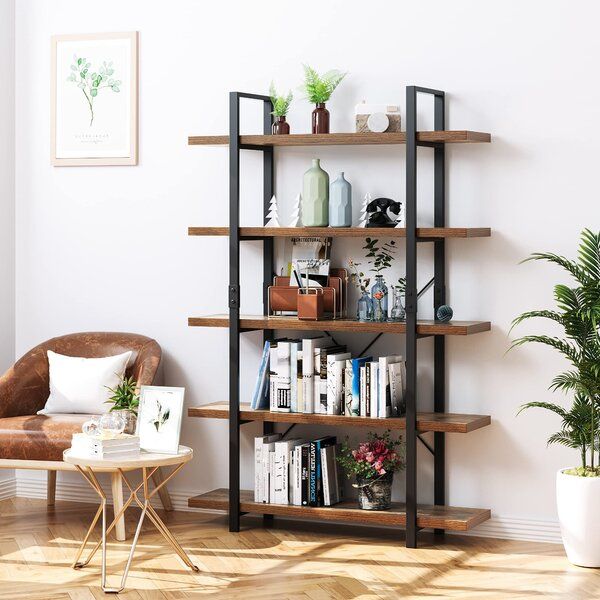 Square Bookshelf | Wayfair Pertaining To Square Iron Bookcases (View 1 of 15)